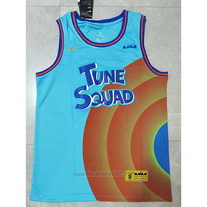 Camiseta Tune Squad Lebron James #6 Azul